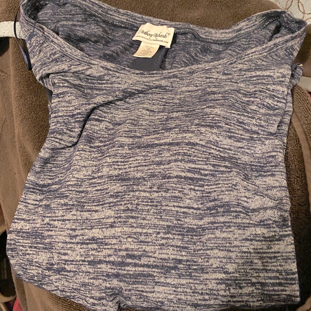 Anthony Richards 4X Navy Top stylish! Knit upper